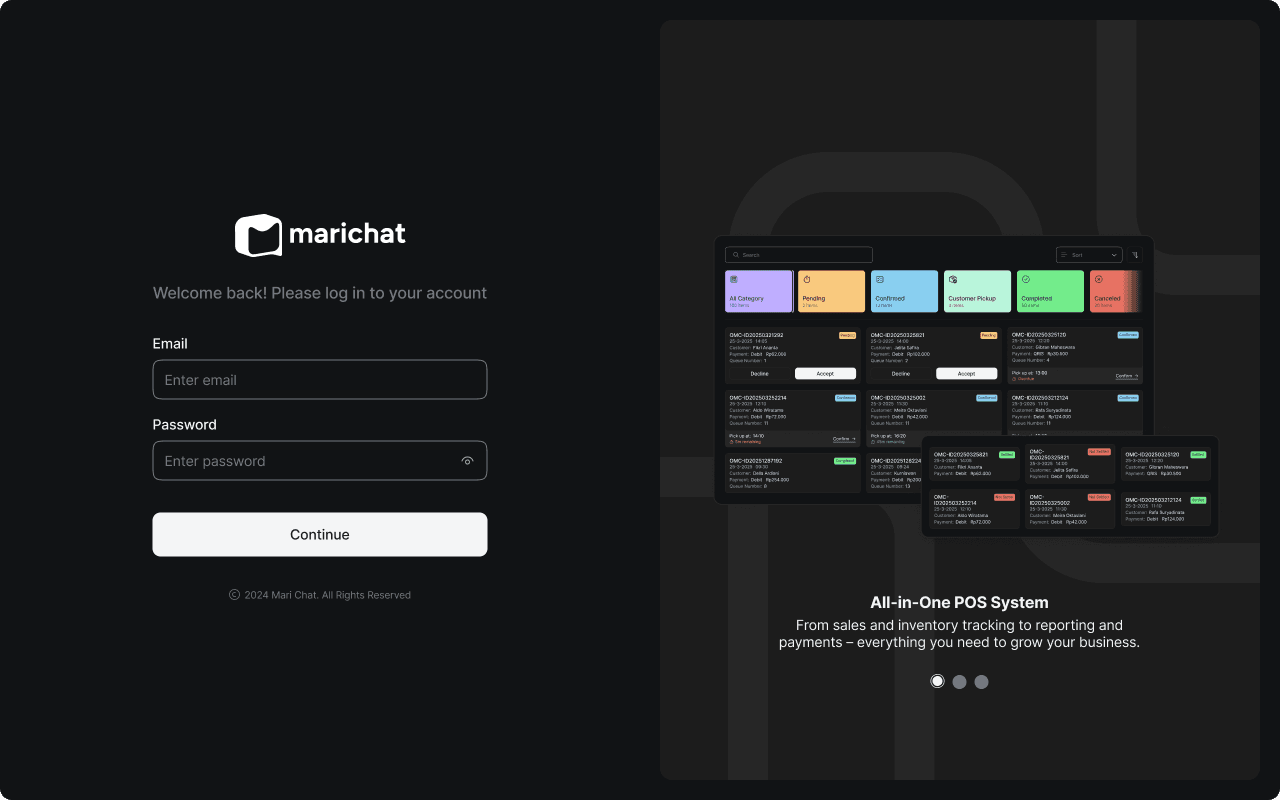 Dashboard Login